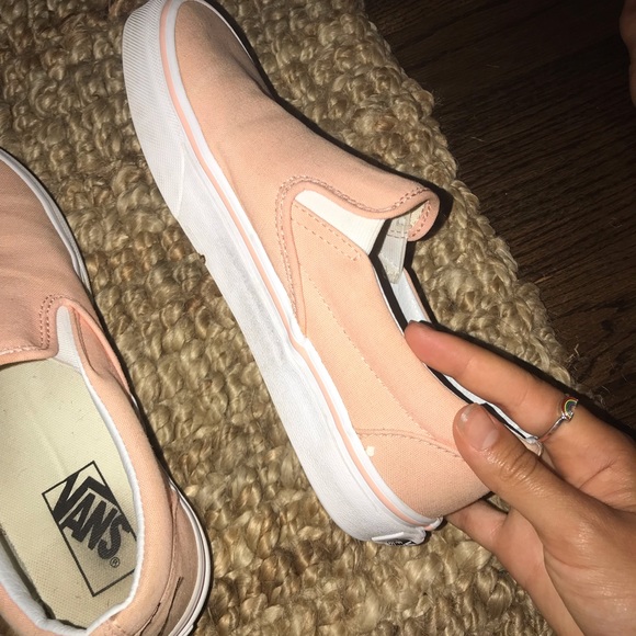 Salmon Slip-on vans Size 7 Women’s - Picture 2 of 5